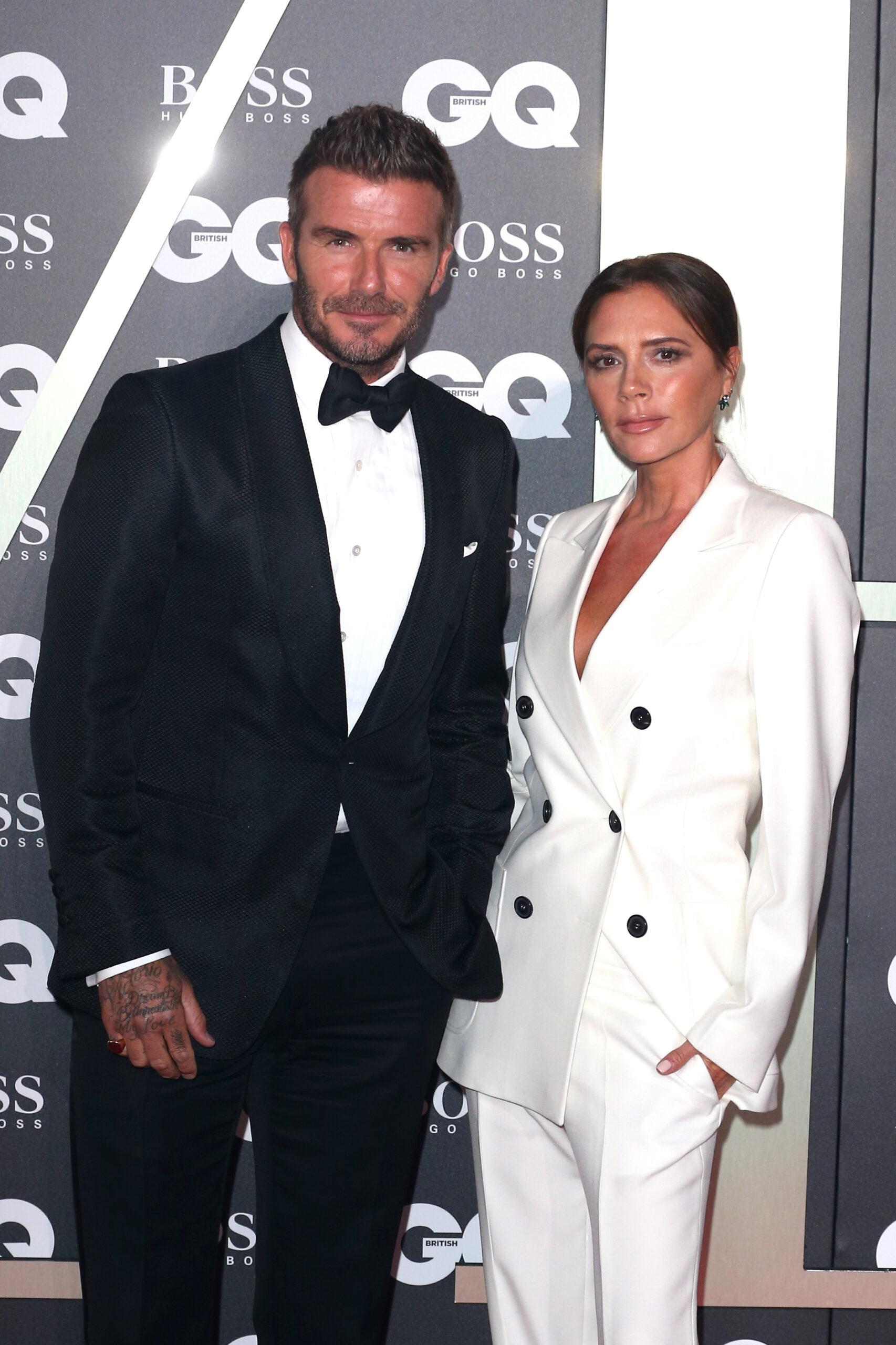 David e Victoria Beckham GQ Men of the Year Awards em Londres, Reino Unido.