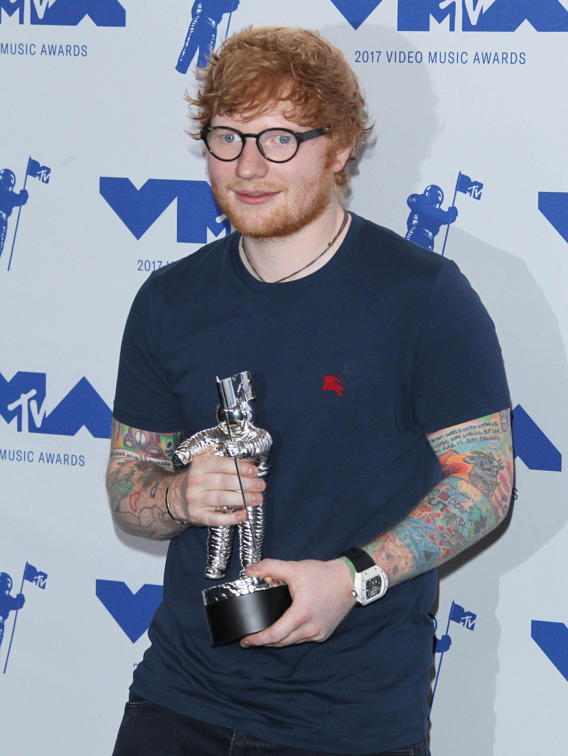 Ed Sheeran 2017 MTV VMA Awards - Press Room