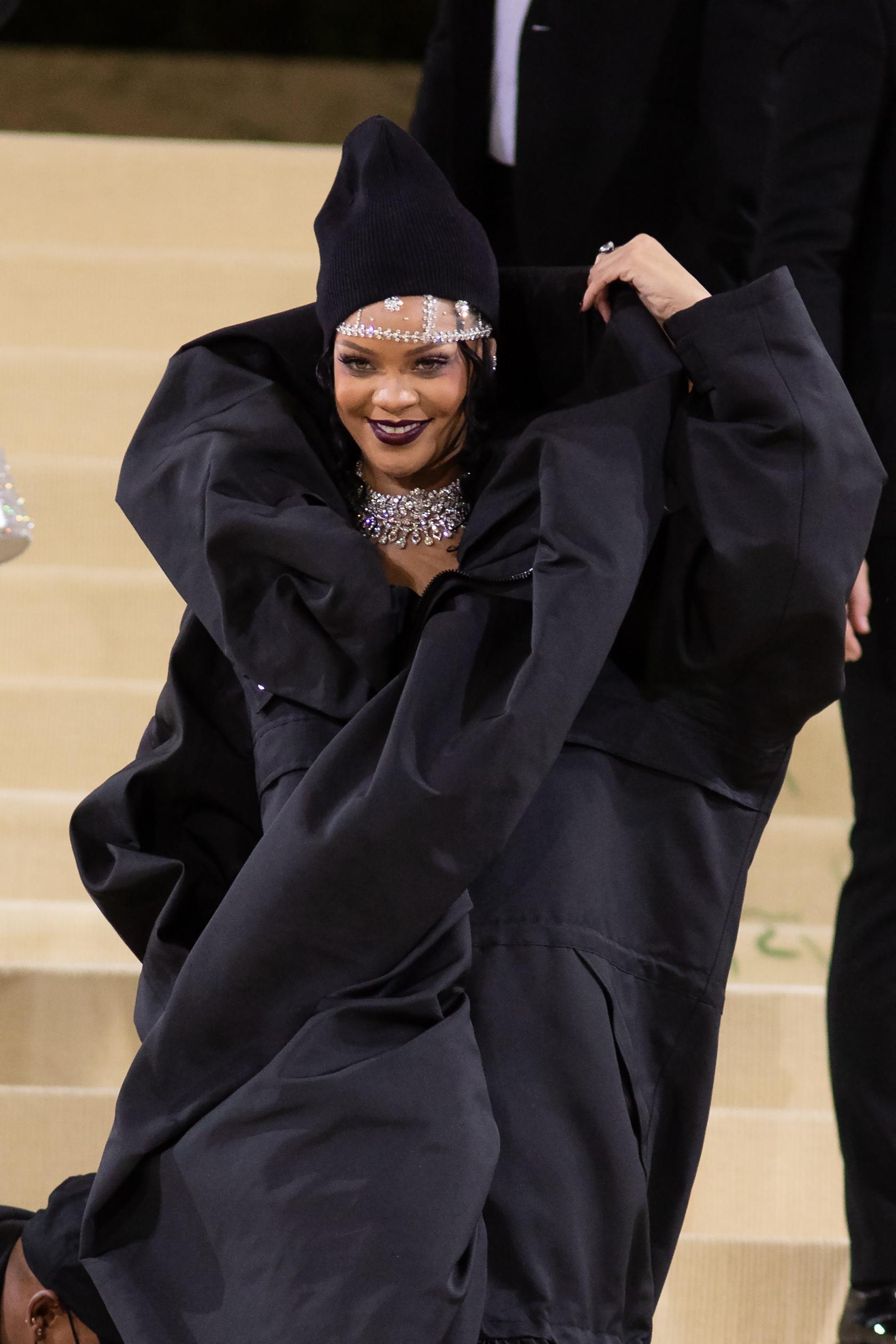 Rihanna Attends the 2021 MET Costume Gala