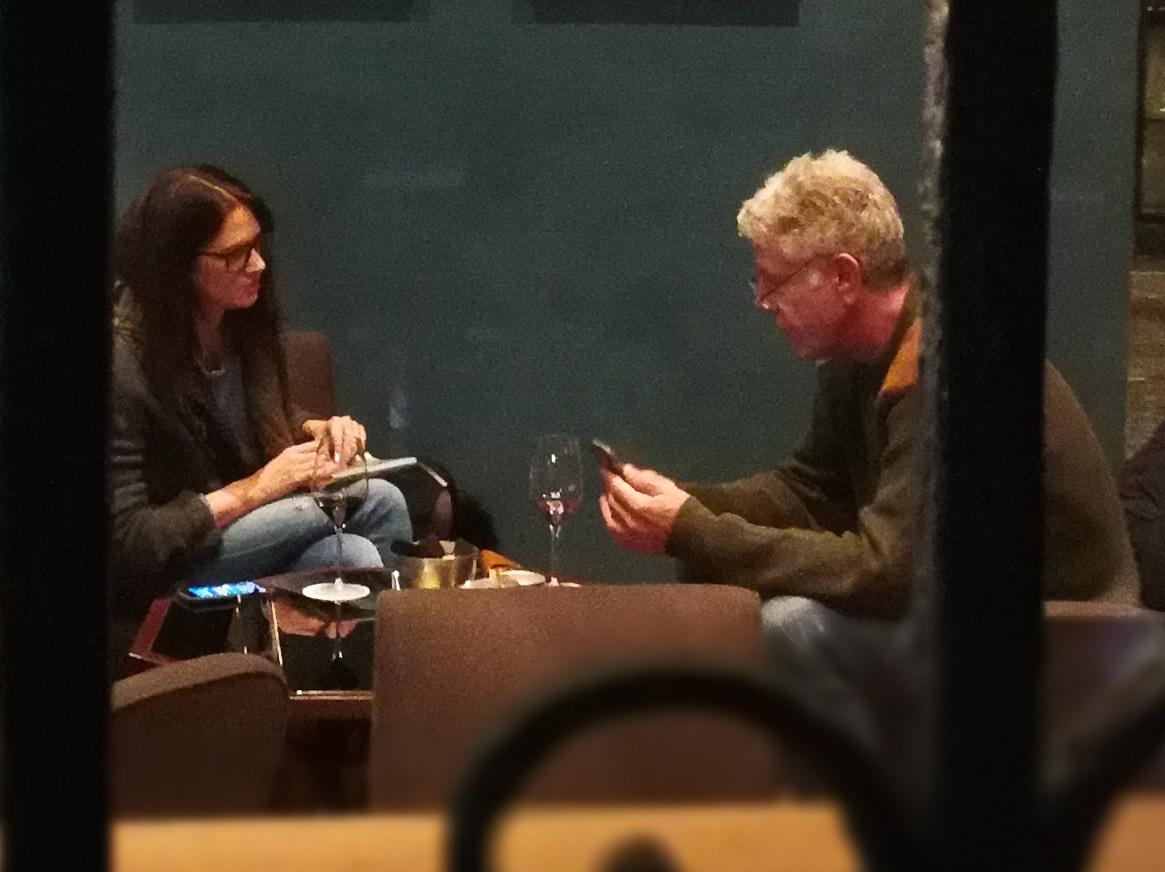 Asia Argento and Anthony Bourdain to the Turin Film Festival in Turin Italy