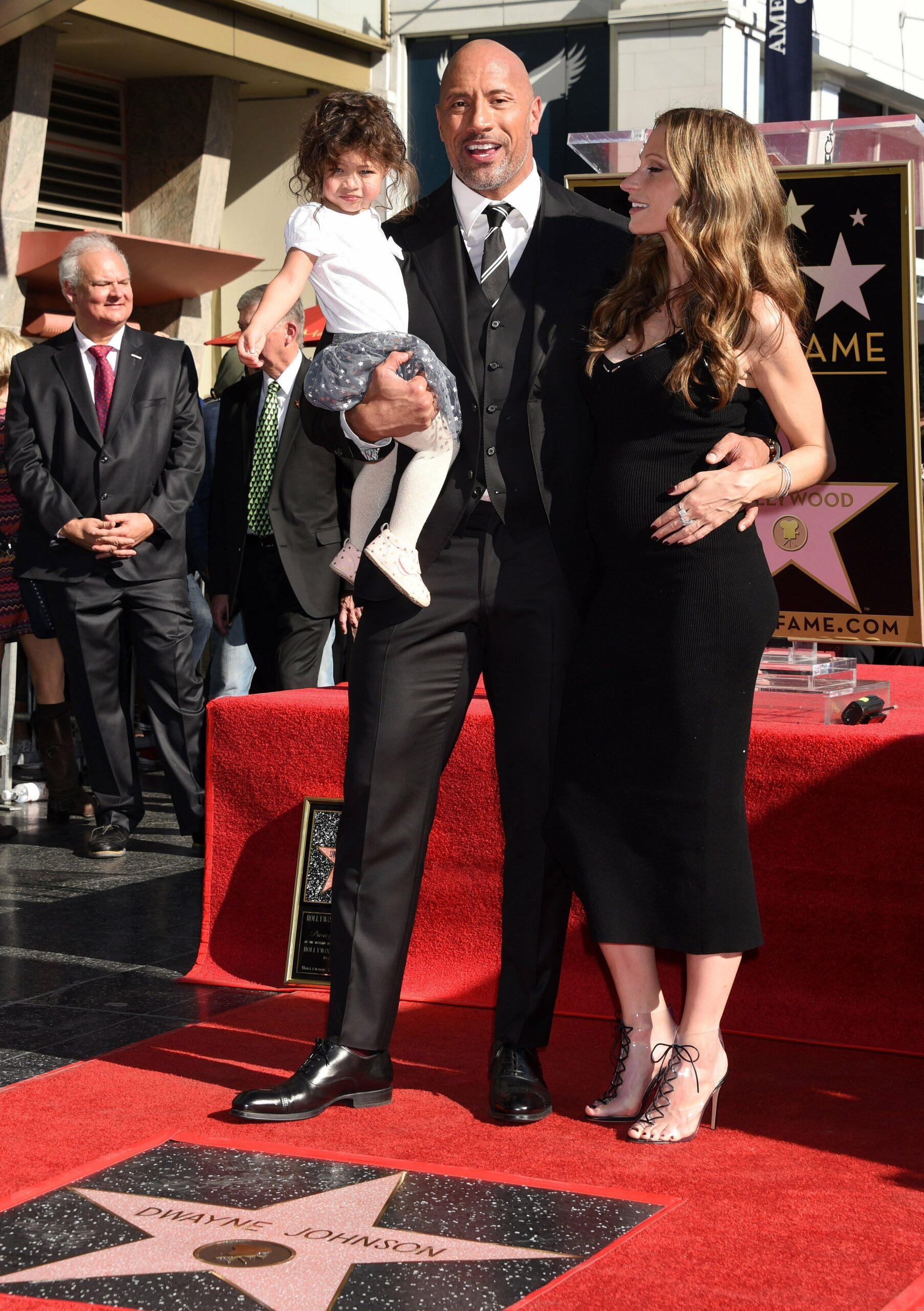 Dwayne Johnson star ceremony on the Hollywood Walk of Fame