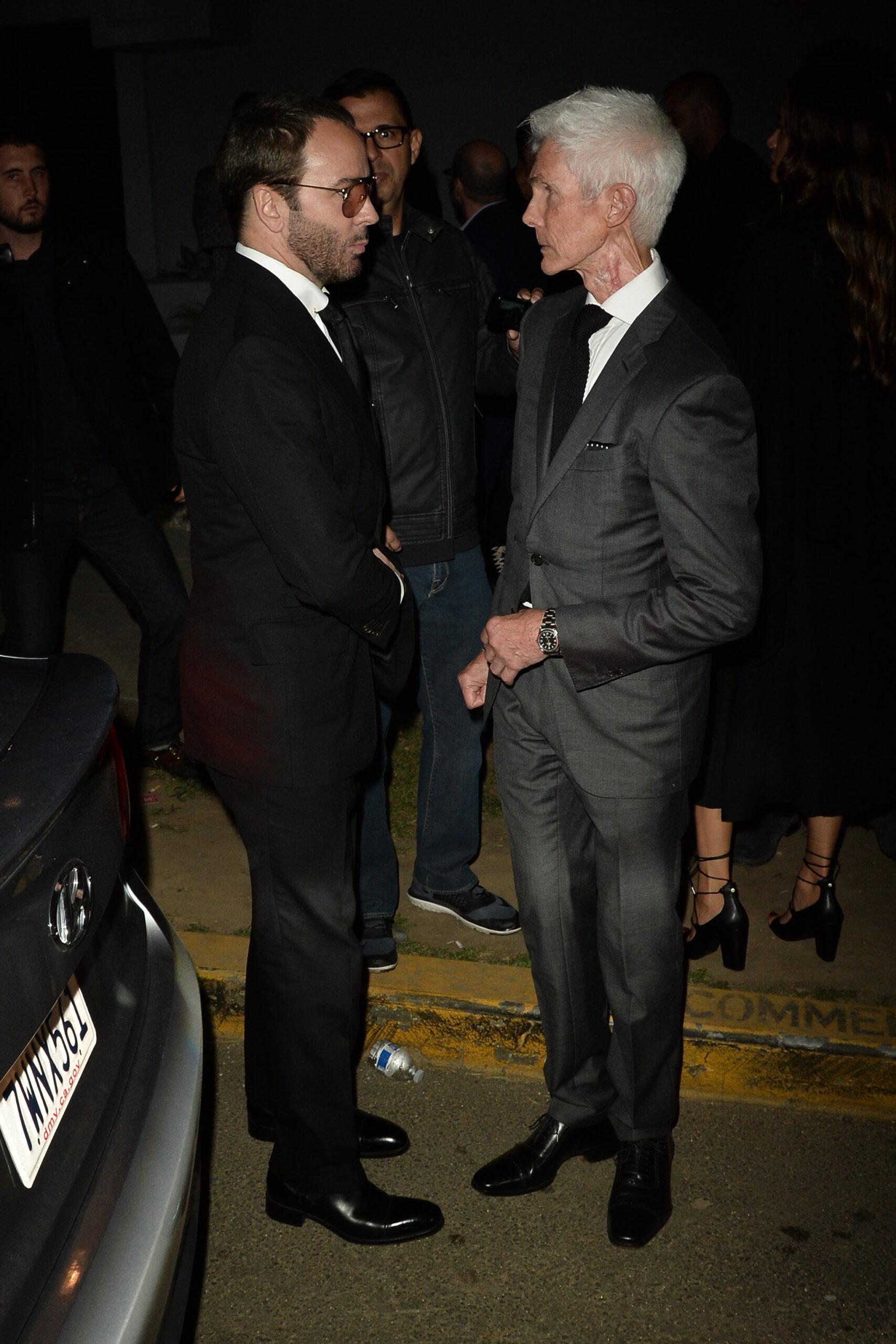Tom Ford and Richard Buckley Attends Elton John's 70th Birthday Party