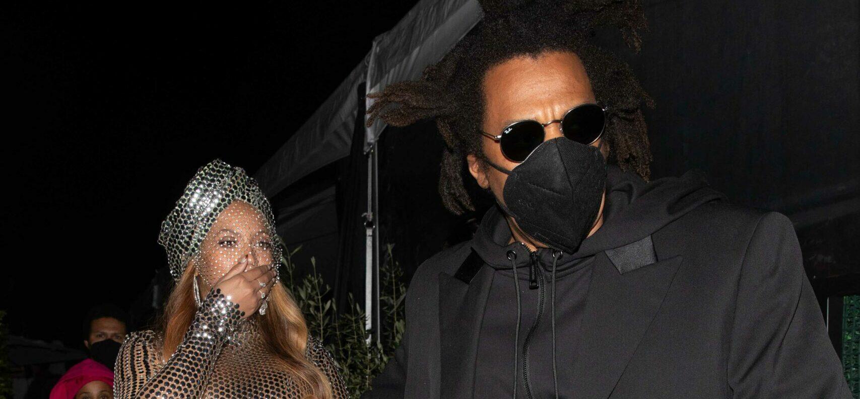 Beyonc amp Jay-Z Celebrates Grammy Awards at Giorgio Baldi in Santa Monica