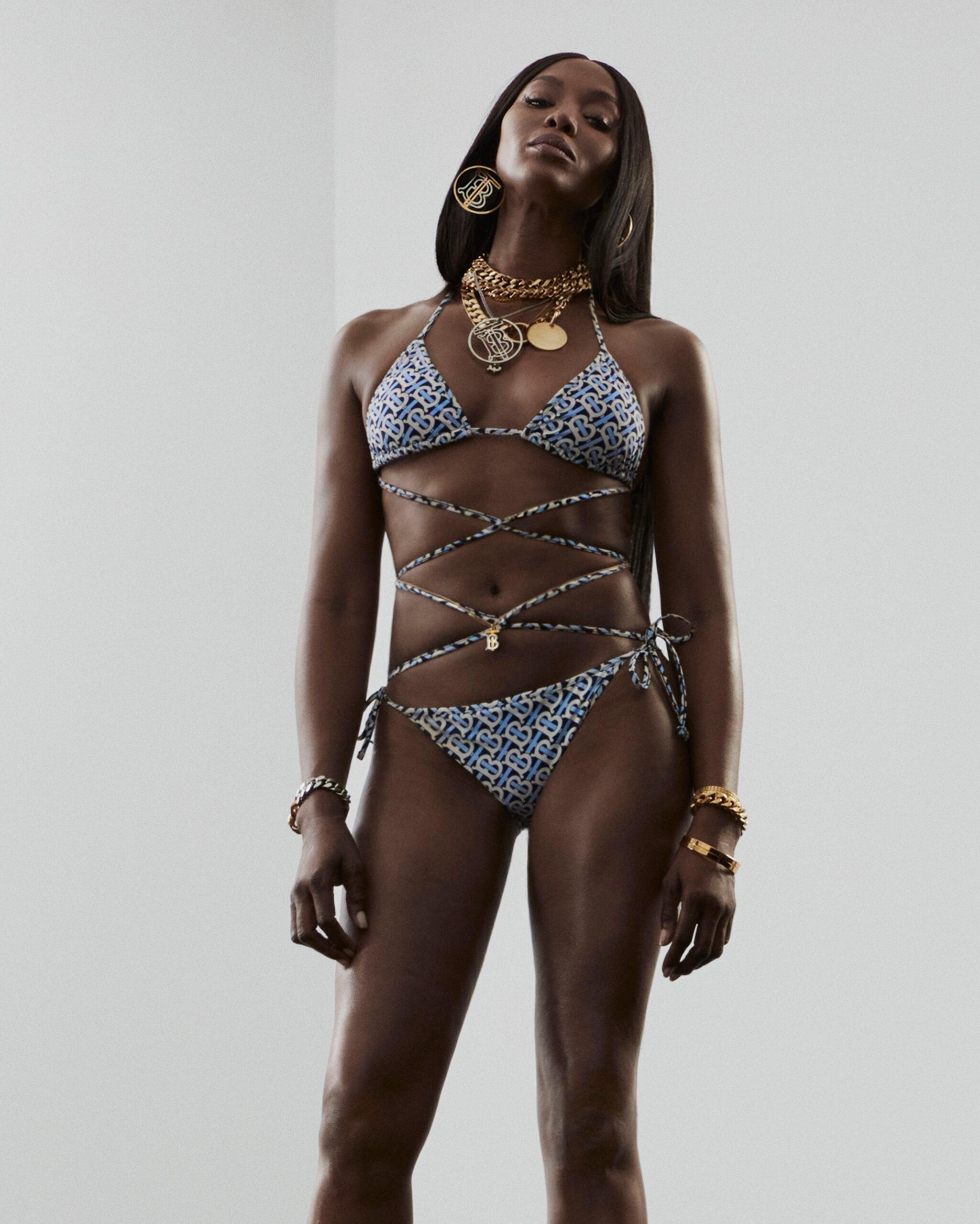 Naomi Campbell showcases toned body in Burberry campaign