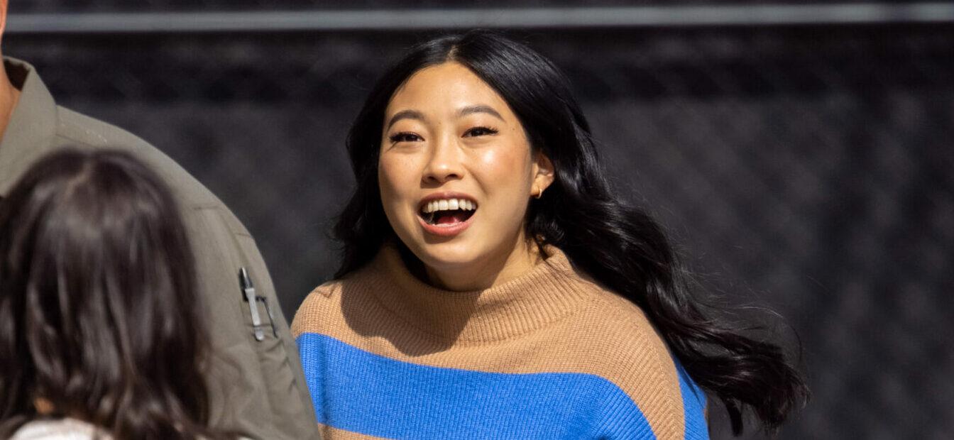 Awkwafina is all smiles at Kimmel in LA