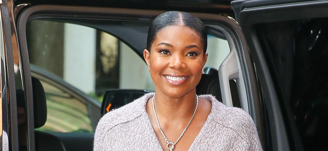 Gabrielle Union is all smiles while arriving at the View in NYC