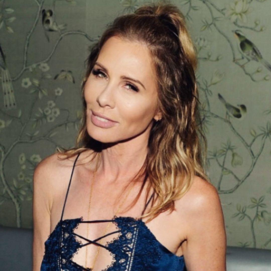 A photo showing Carole Radziwill in a blue outfit that leaves nothing to imagination.