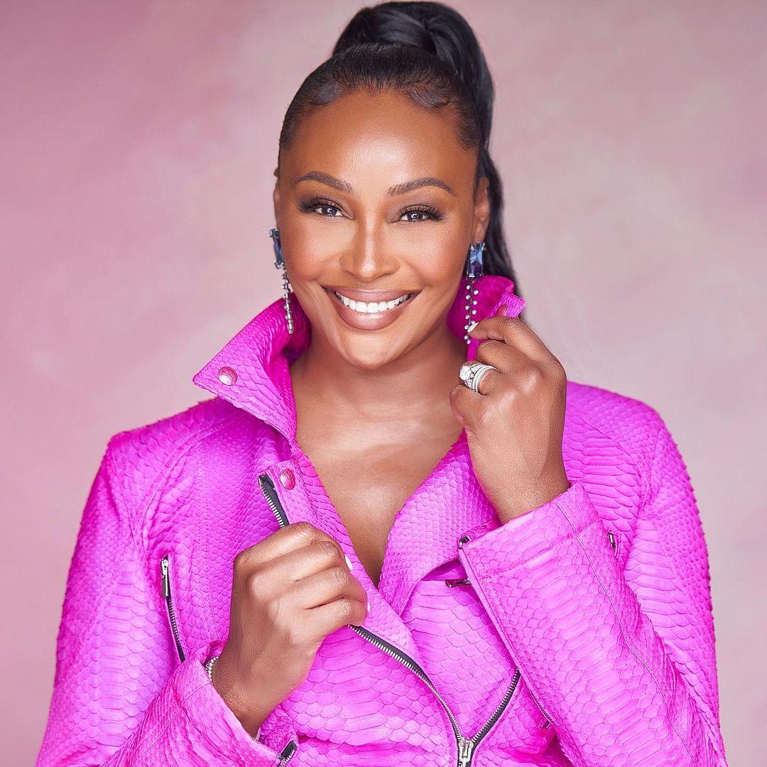 A beautiful looking Cynthia Bailey sporting a pink jacket.