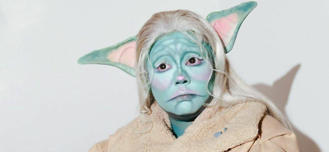 Lizzo Dressed As Baby Yoda