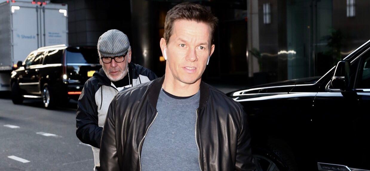 Mark Wahlberg is seen arriving at the Today Show.