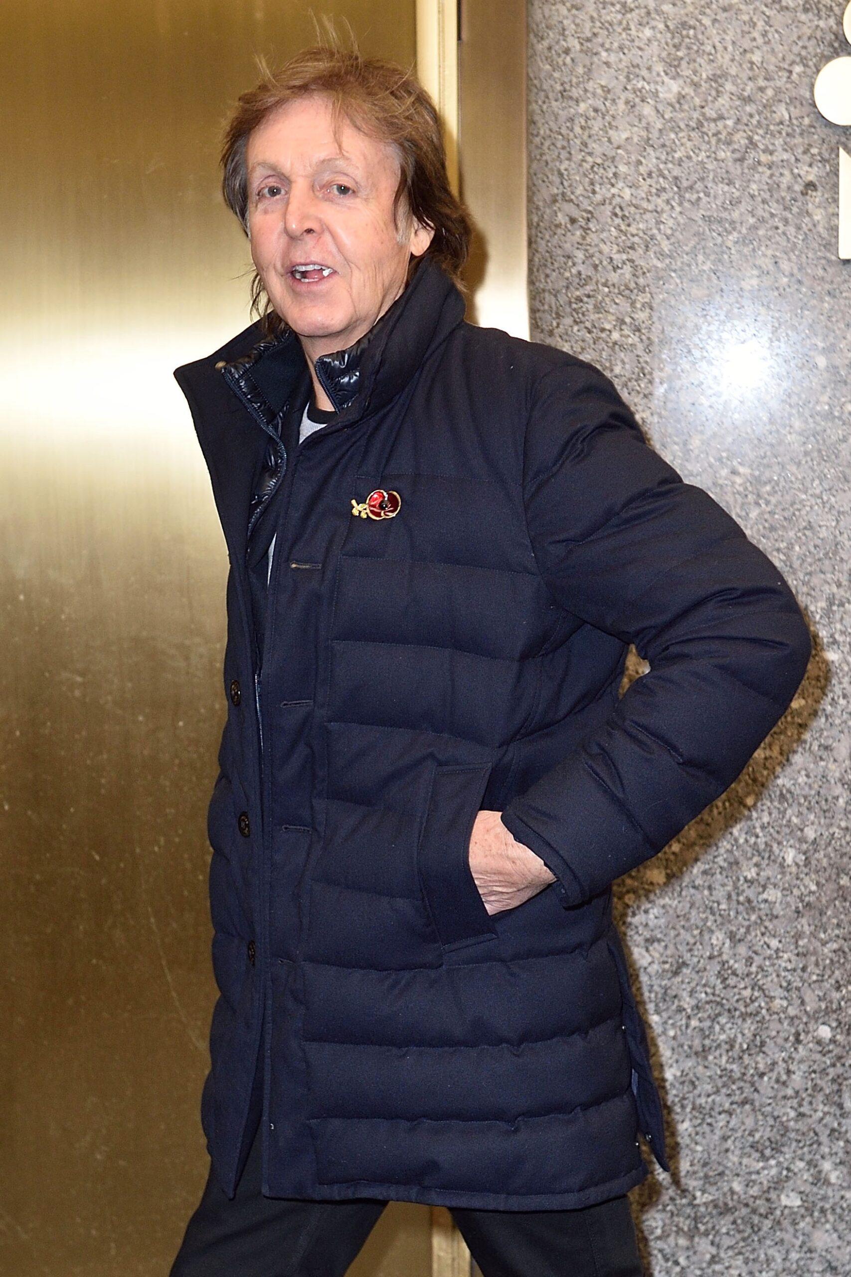 Paul McCartney seen out and about in NYC. 17 Nov 2016 Pictured: Paul McCartney. 