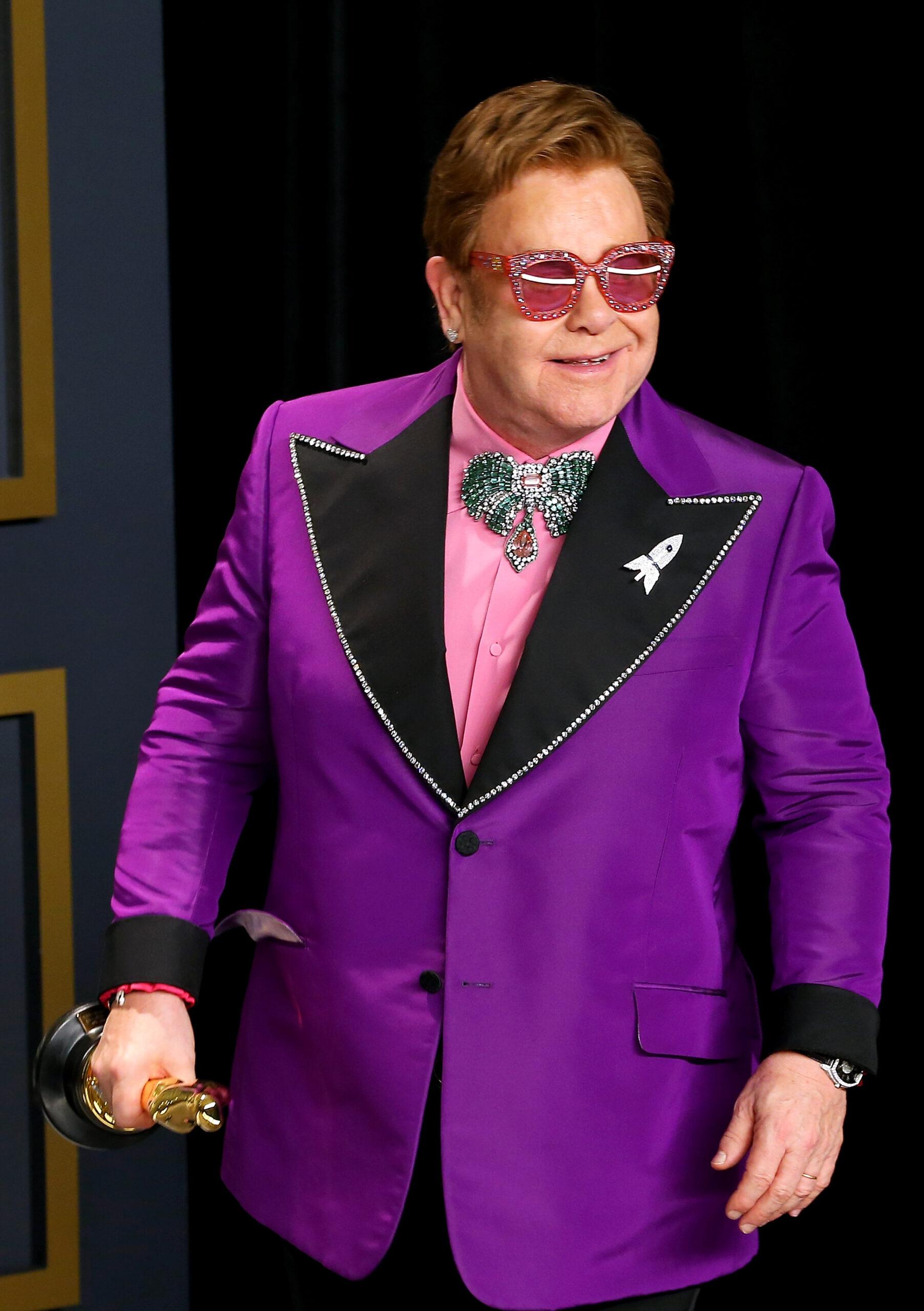 Elton John at the 92nd Annual Academy Awards - Press Room