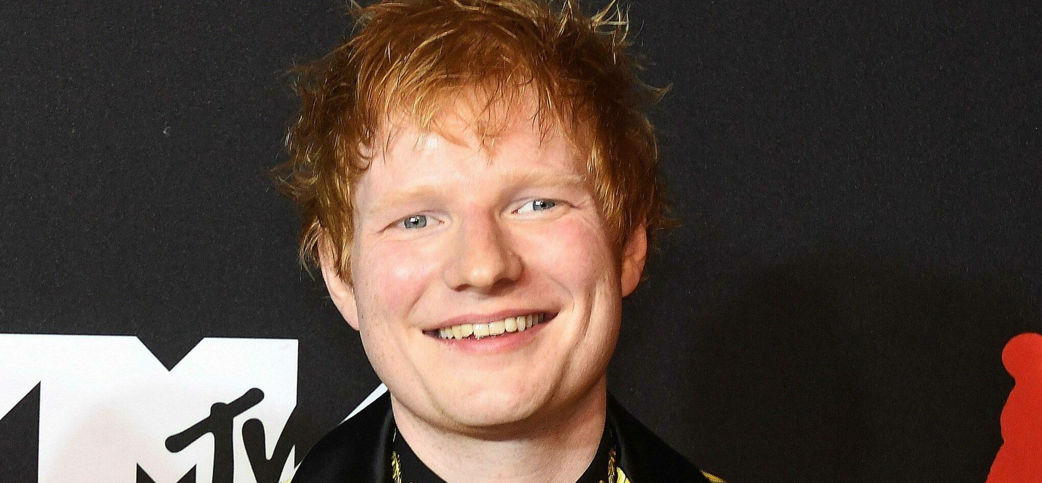 Ed Sheeran at the 2021 MTV Video Music Awards - Arrivals