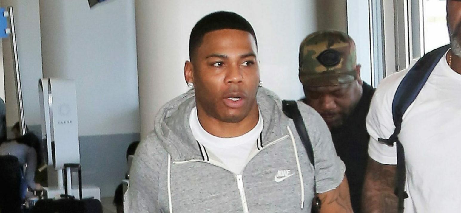 Nelly arriving at LAX