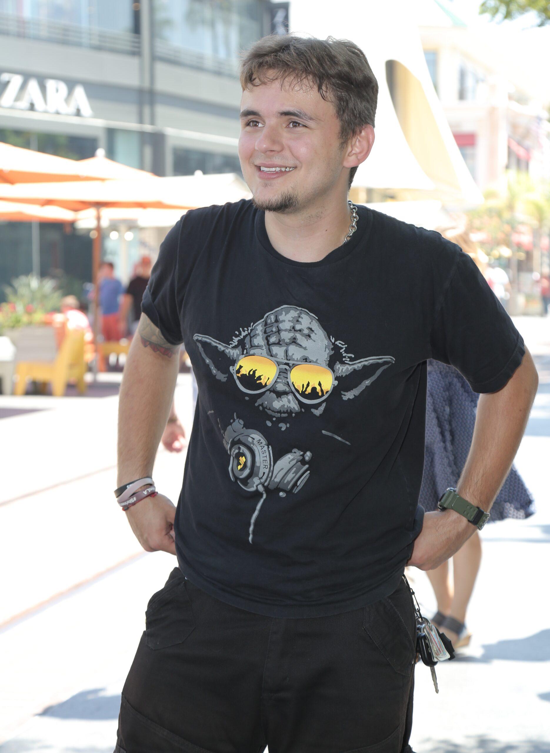 Prince Jackson smiling