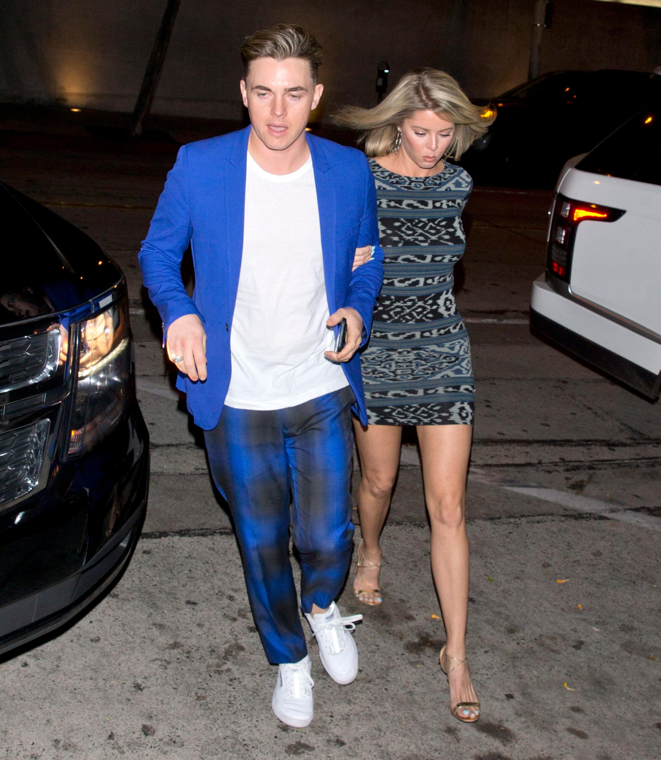 Jessie McCartney and his girlfriend were seen arriving dinner at apos Craigs apos Restaurant in West Hollywood CA