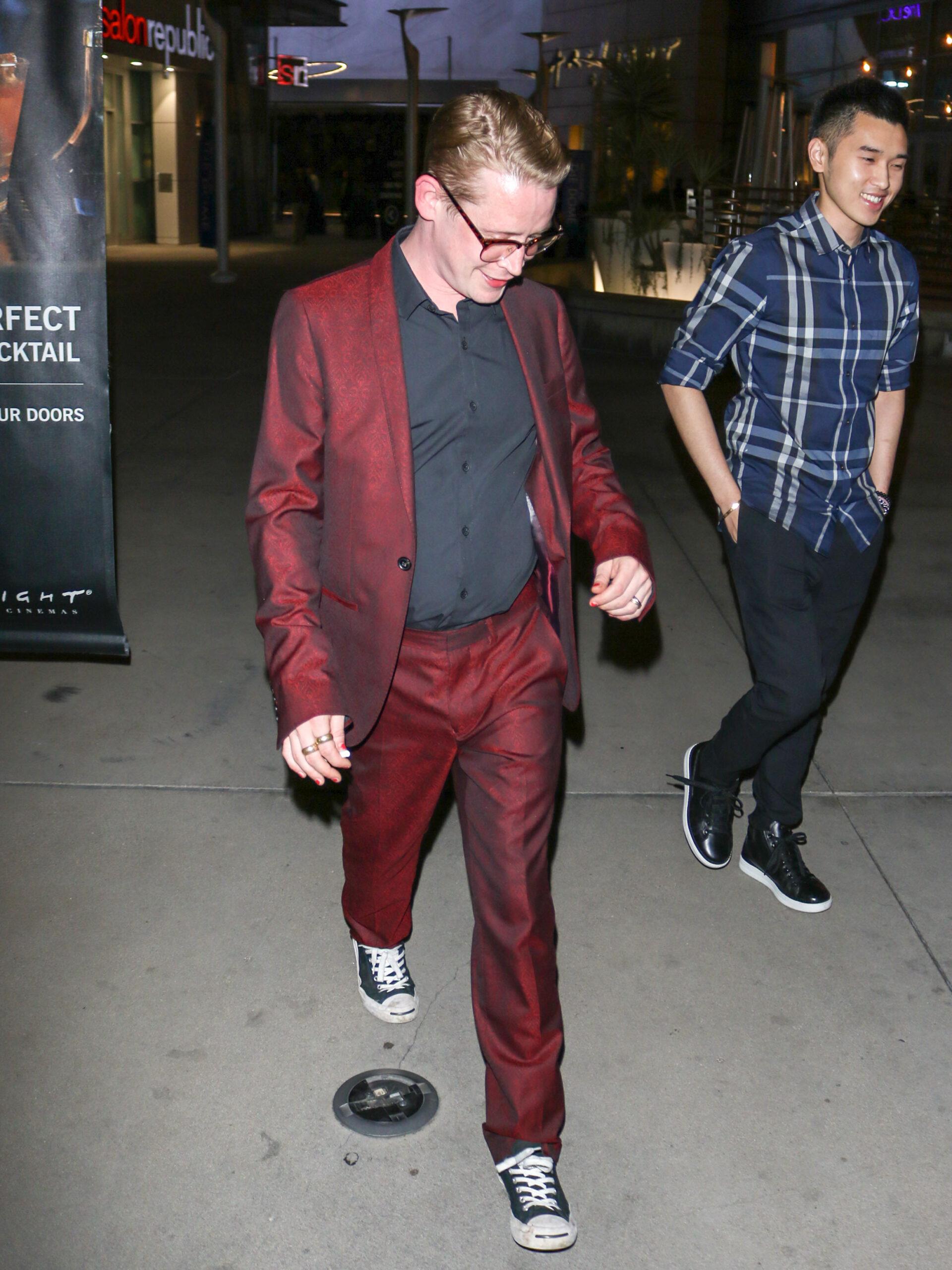 Macaulay Culkin is seen in Los Angeles