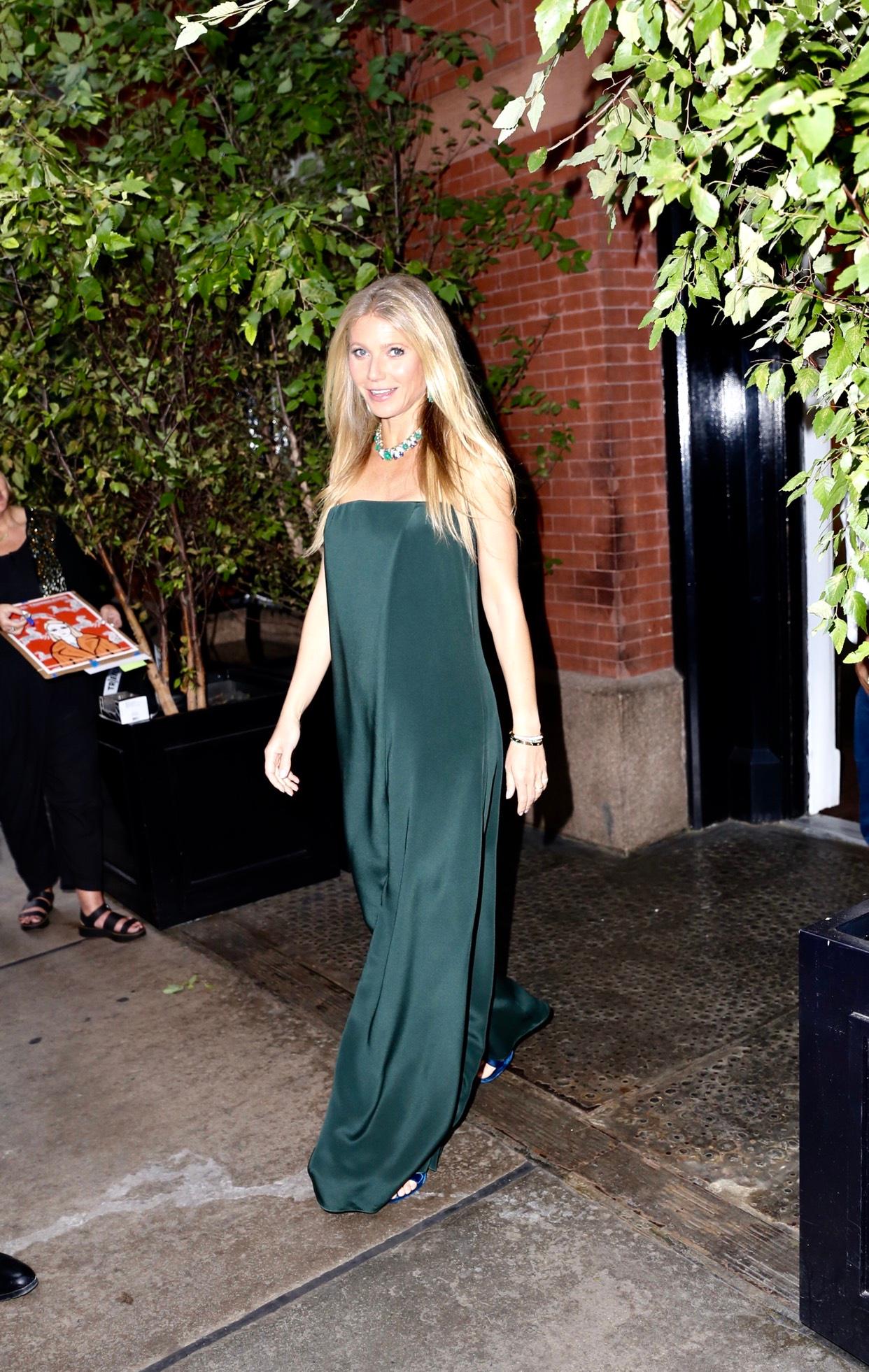 Gwyneth Paltrow is seen on the street in New York City