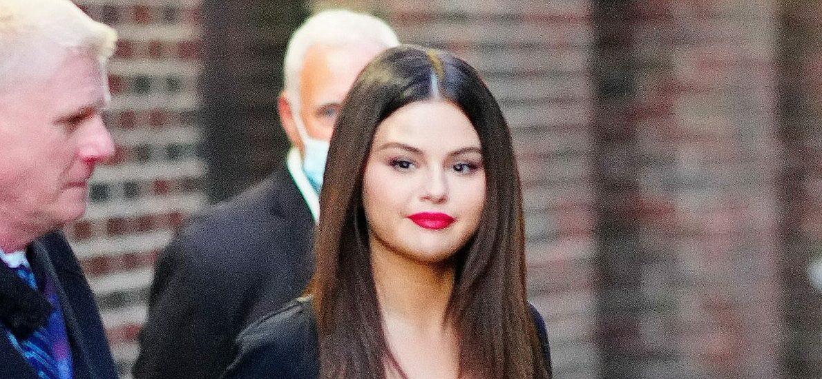 Selena Gomez at apos Stephen COlbert Show apos in New York