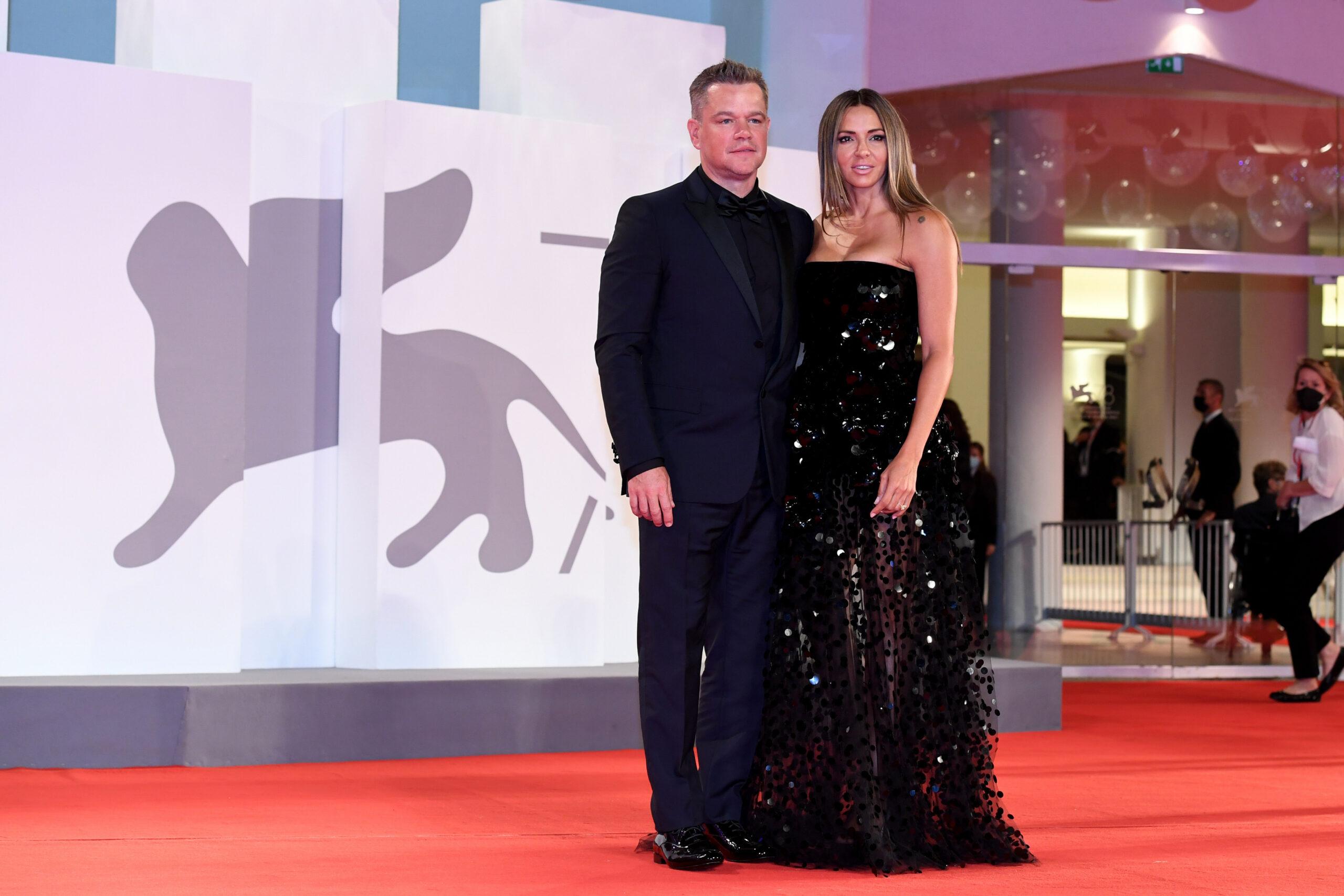Jennifer Lopez Ben Affleck Nicole Holofcener Director Ridley Scott Jodie Comer and Matt Damon attend the red carpet of the movie quot The Last Duel quot during the 78th Venice International Film Festival