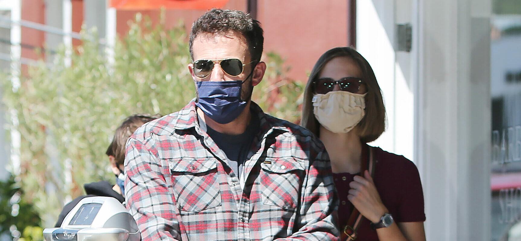 Ben Affleck takes his kids for Ice Cream in Brentwood
