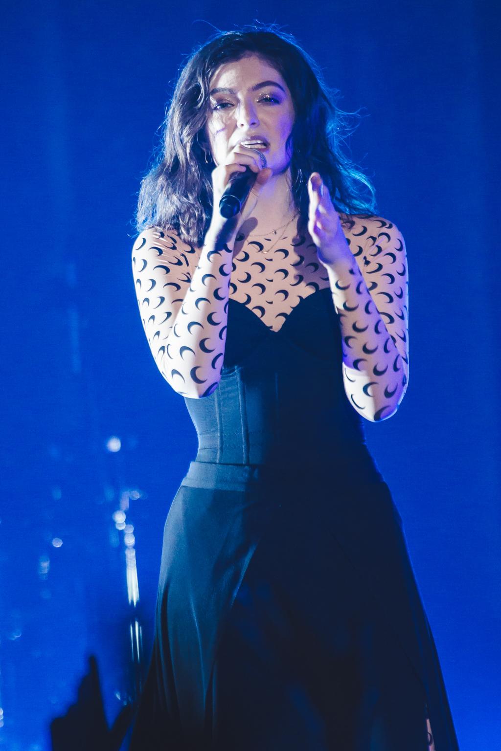 Lorde performs at the Manchester Apollo on the opening night of her 2017 18 world tour