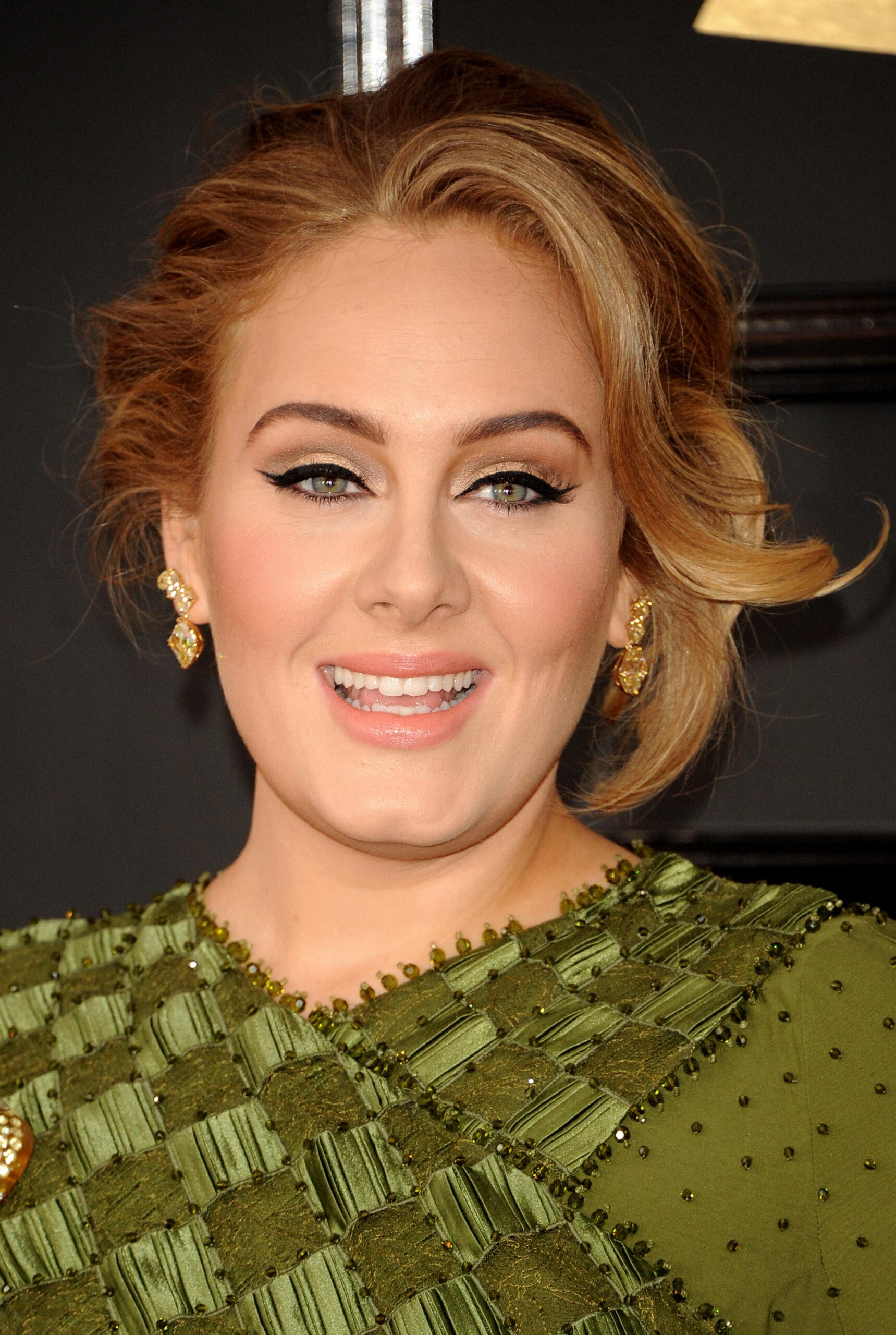 Adele smiling.