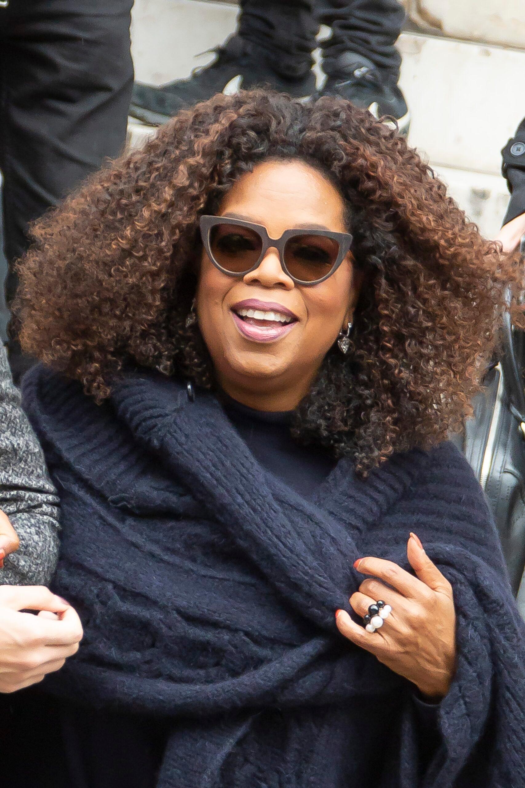 Oprah Winfrey attends the Stella McCartney show as part of the Paris Fashion Week