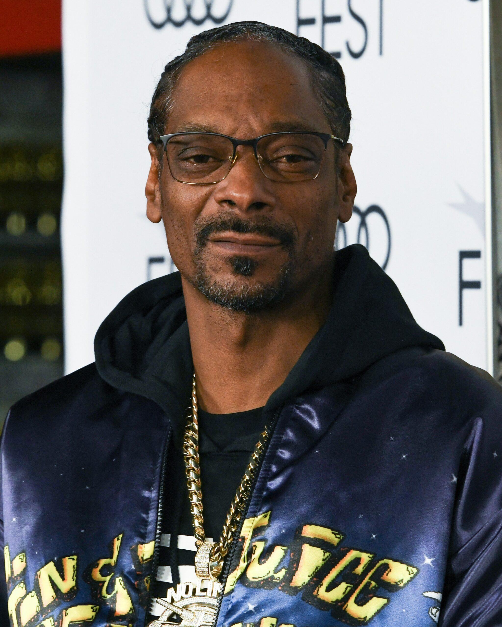 A photo showing Snoop Dogg in a hoodie
