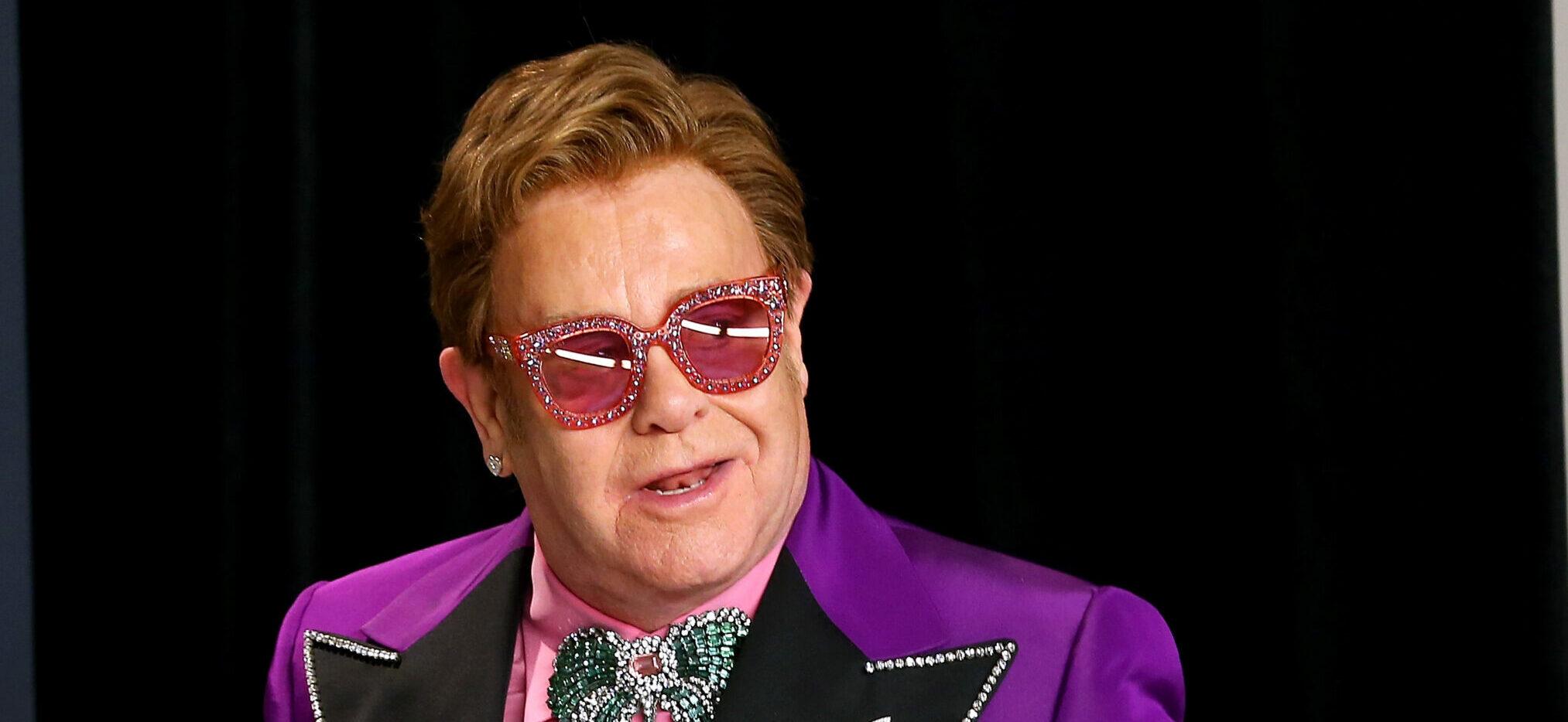 Elton John at the 92nd Annual Academy Awards