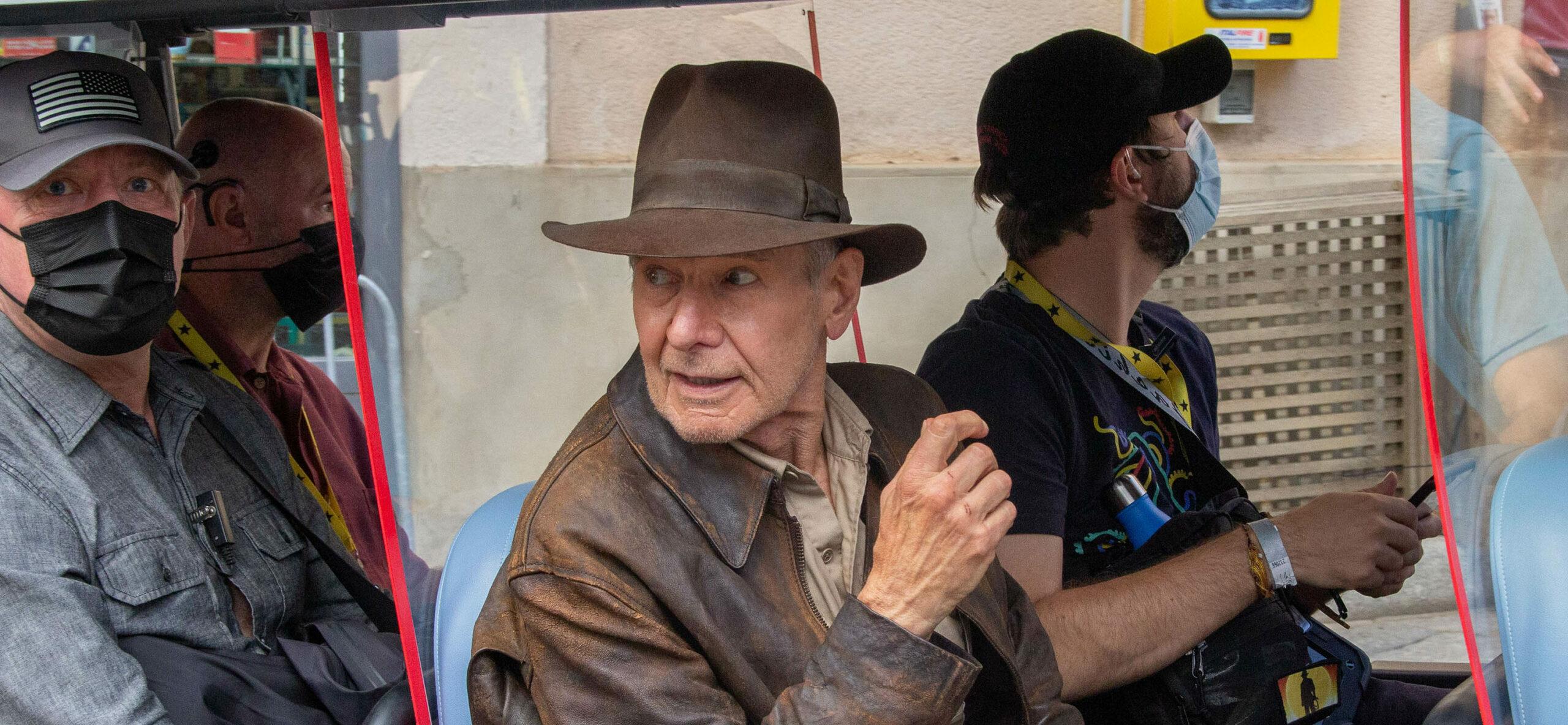 Harrison Ford filming Indiana Jones 5 in Cefalù, Sicily