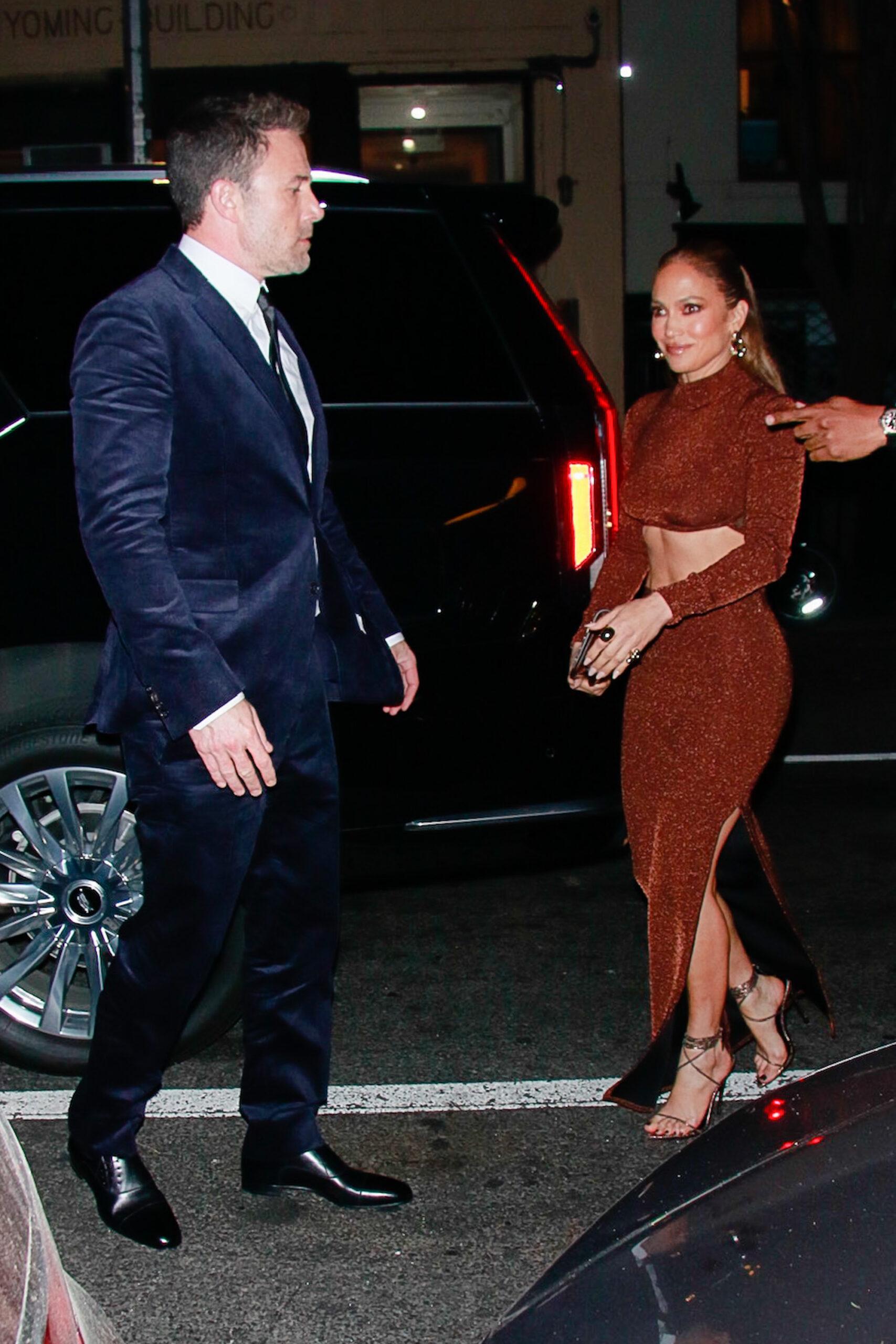 Ben Affleck and Jennifer Lopez seen out and about in New York City