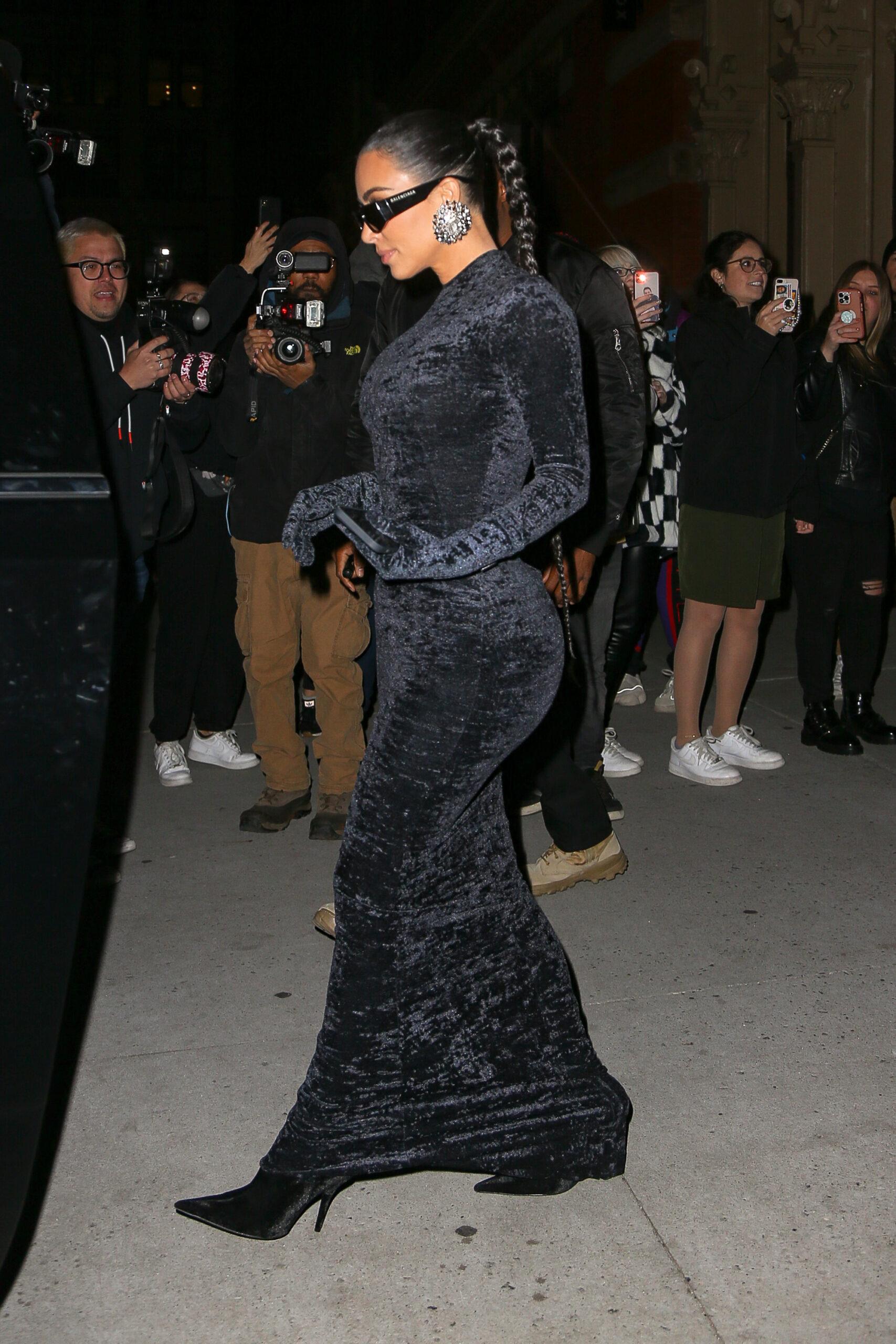 Kim Kardashian looks radiant while arriving at her hotel