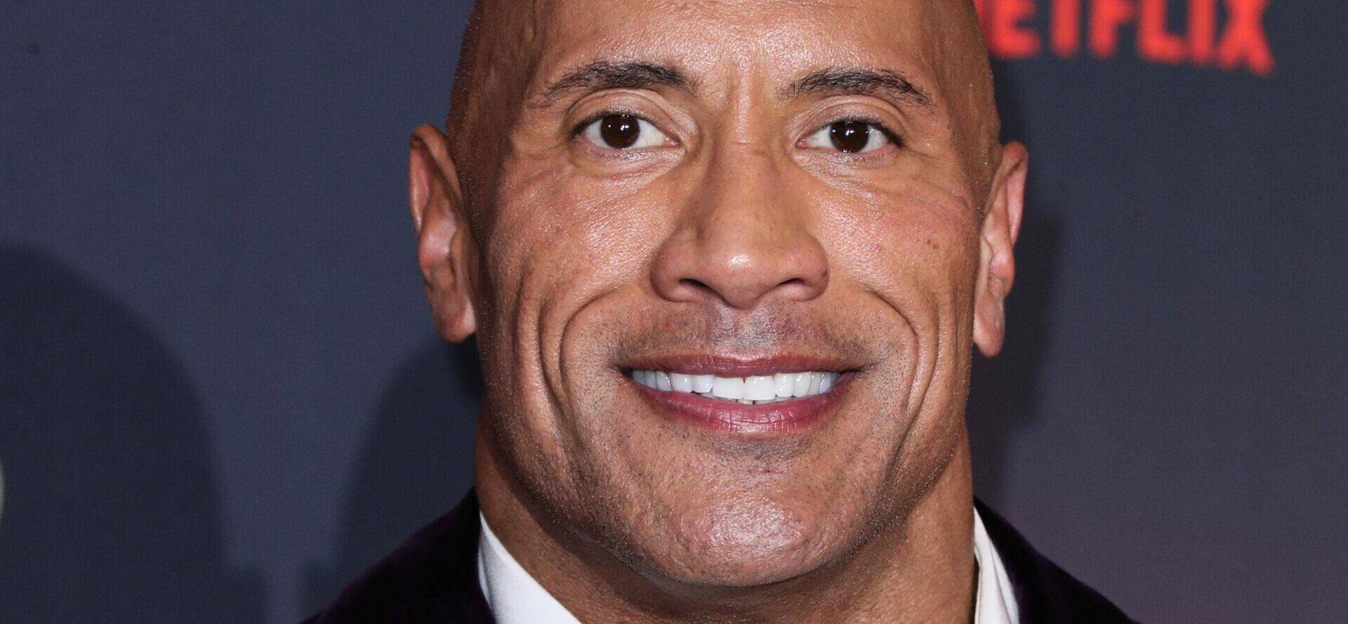 Dwayne Johnson at the World Premiere Of Netflix's 'Red Notice'