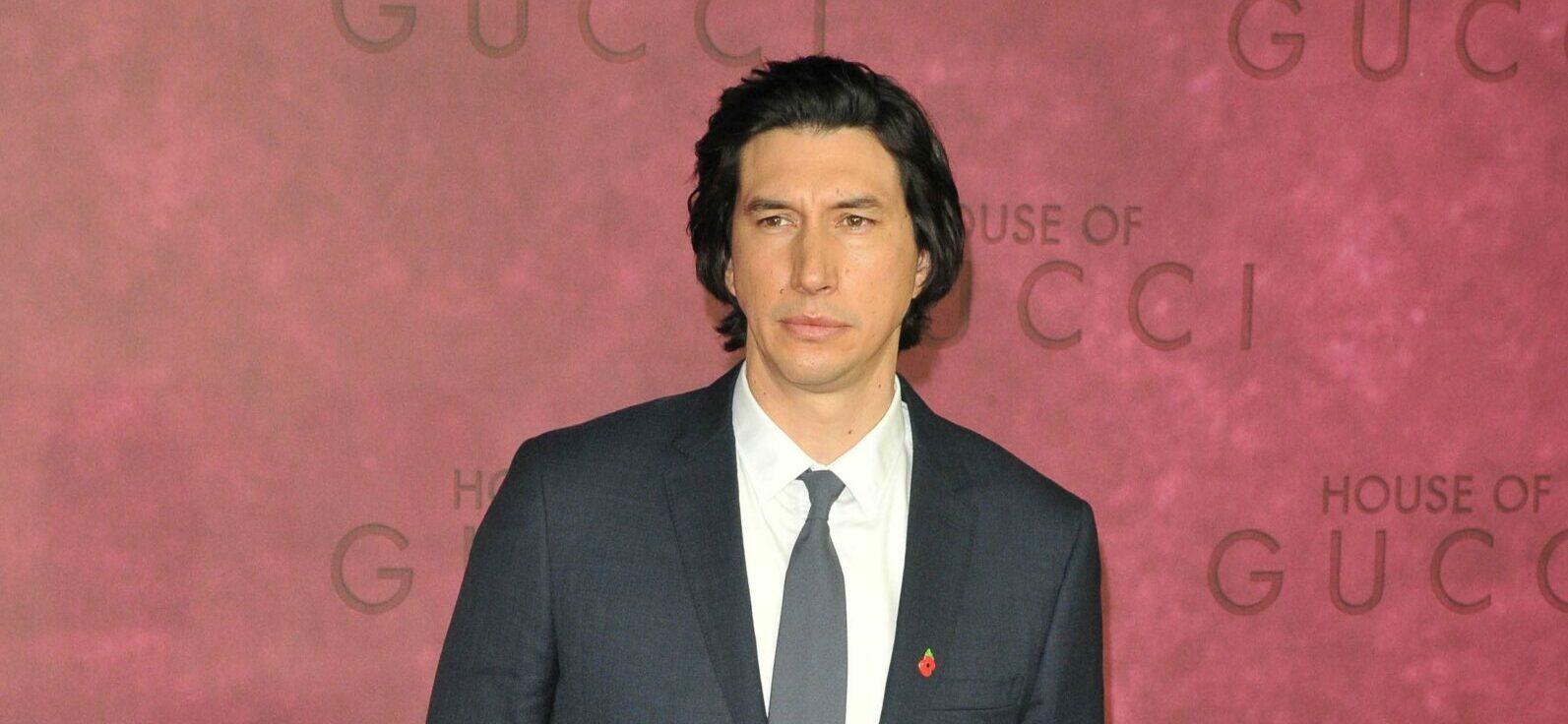 Adam Driver at the "House of Gucci" UK film premiere, Odeon Luxe Leicester Square, Leicester Square, on Tuesday 09 November 2021 in London, England, UK.