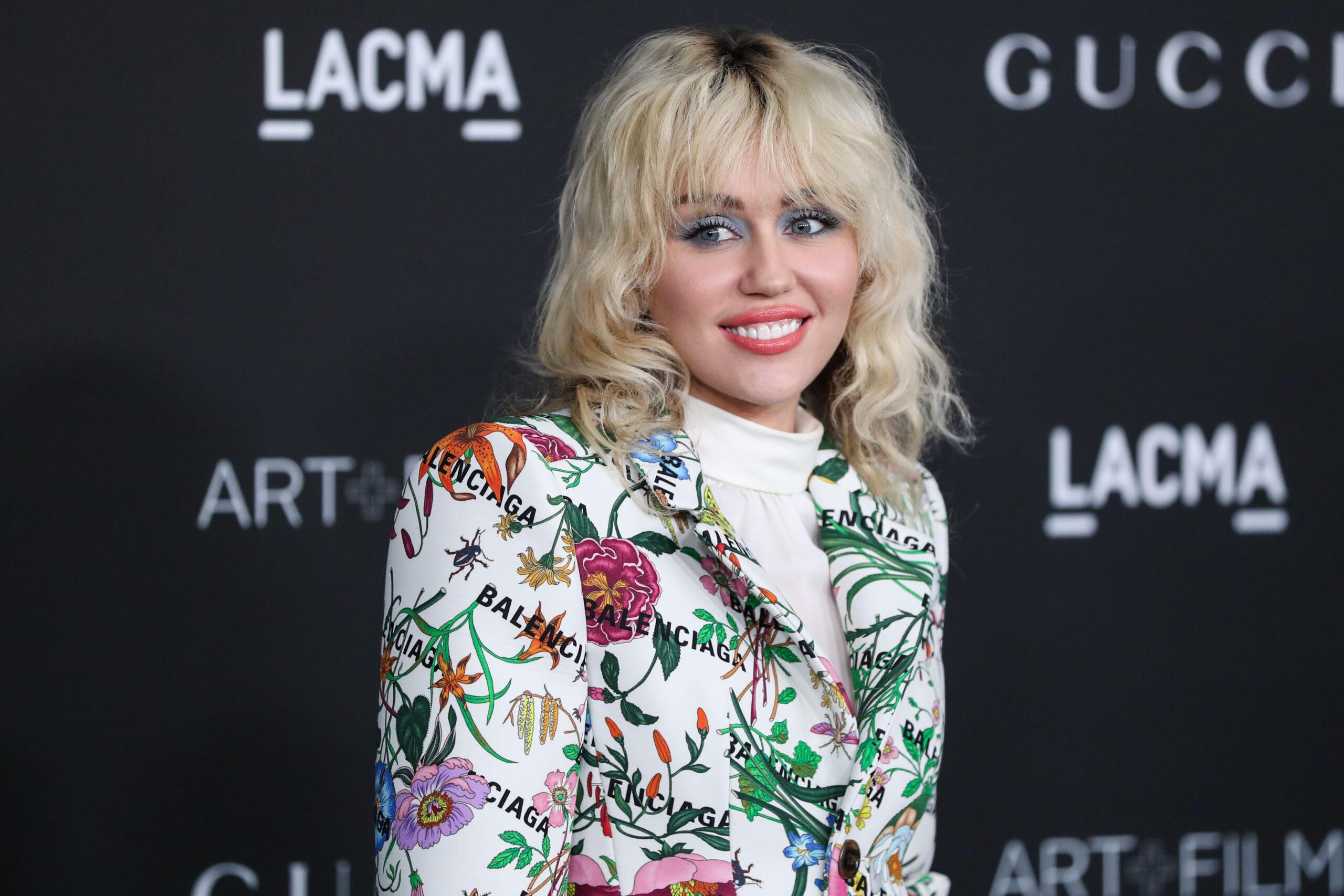 Miley Cyrus Attending the 10th LACMA Art + Film Gala 2021