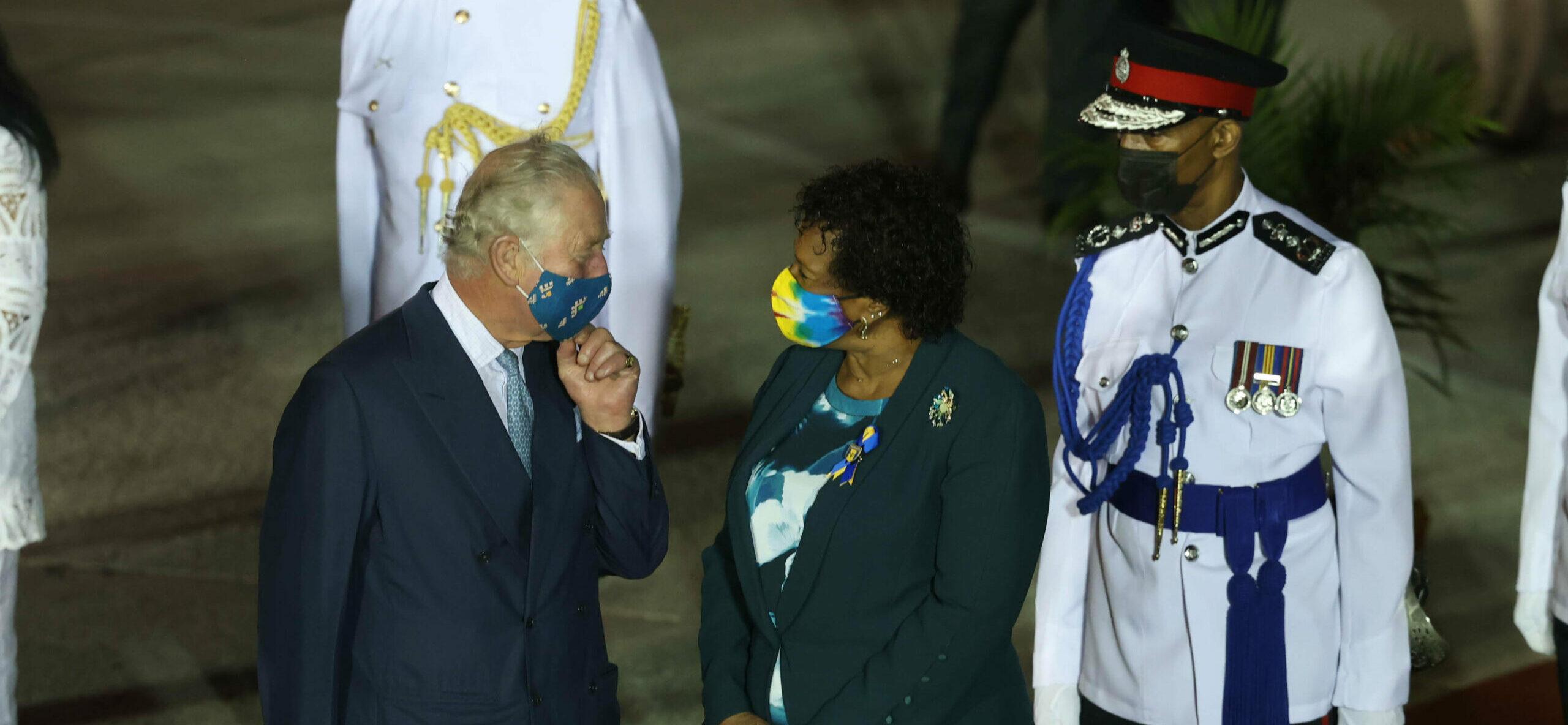 Prince Charles visit to Bridgetown, Barbados, November 28, 2021.