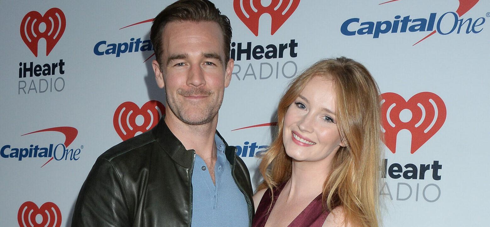 James Van Der Beek and wife Kimberly Brook at the 2017 iHeartRadio Music Festival