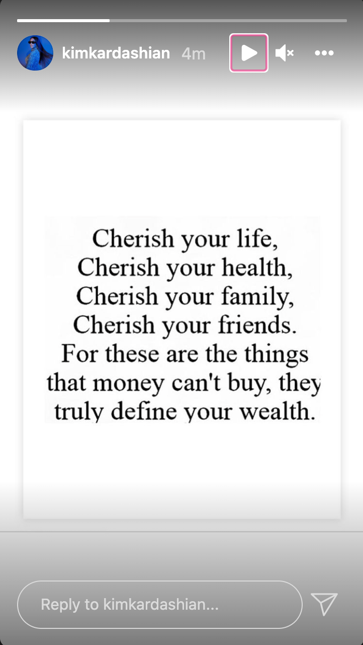 Message about wealth