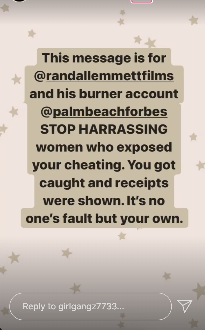 randall emmett getting exposed for cheating
