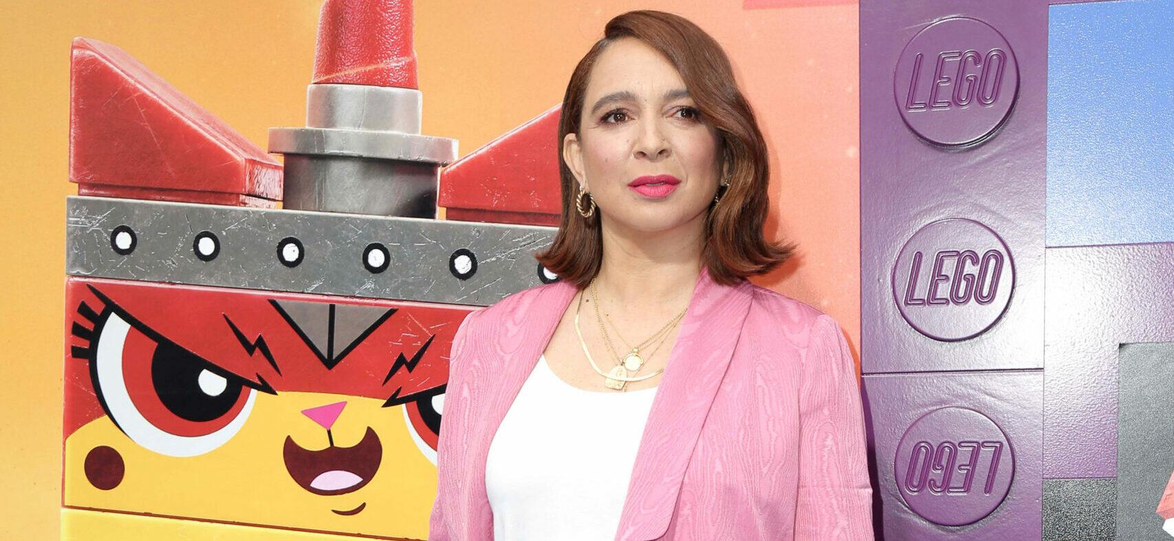 Maya Rudolph in a pink suit