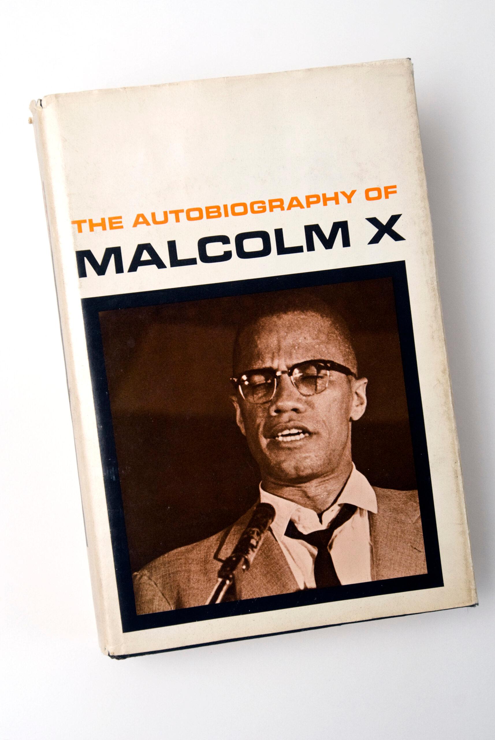 A copy of the Autobiography of Malcolm X