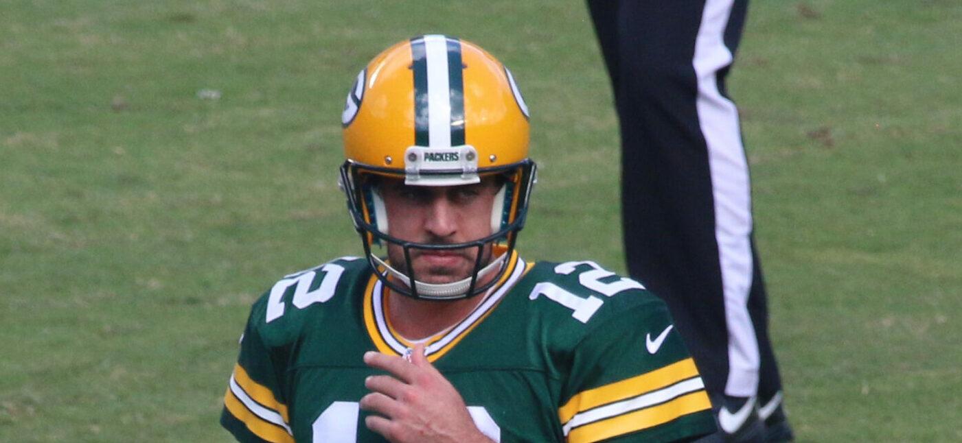 File photos of Green Bay Packers star Aaron Rodgers
