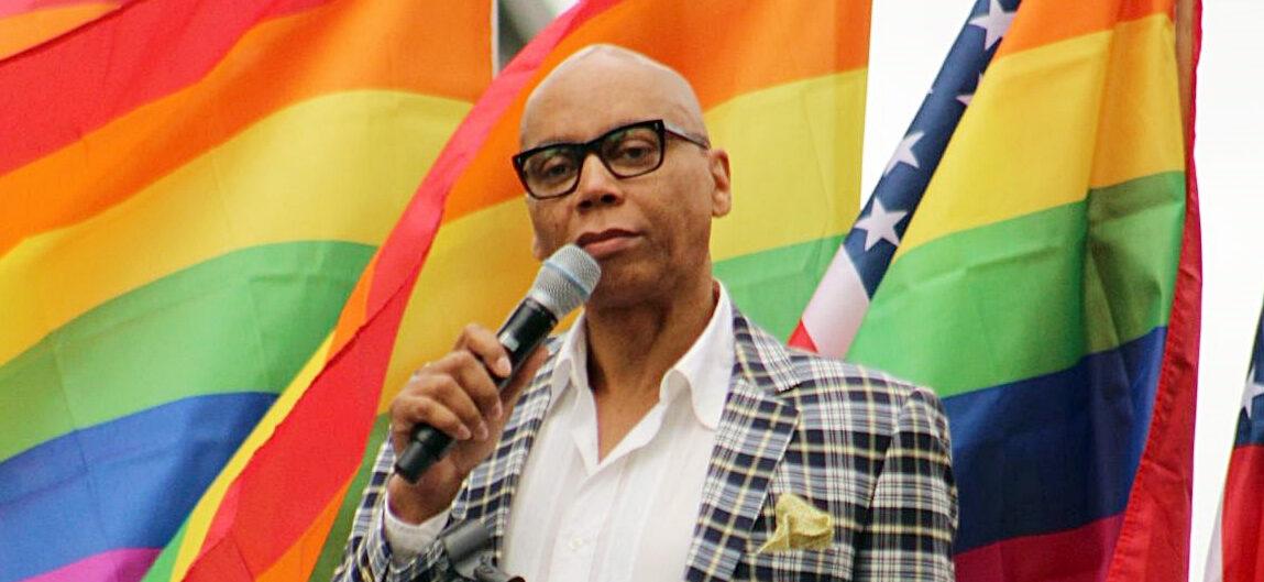 RuPaul Seen Speaking At the LA Pride Resist March In Hollywood