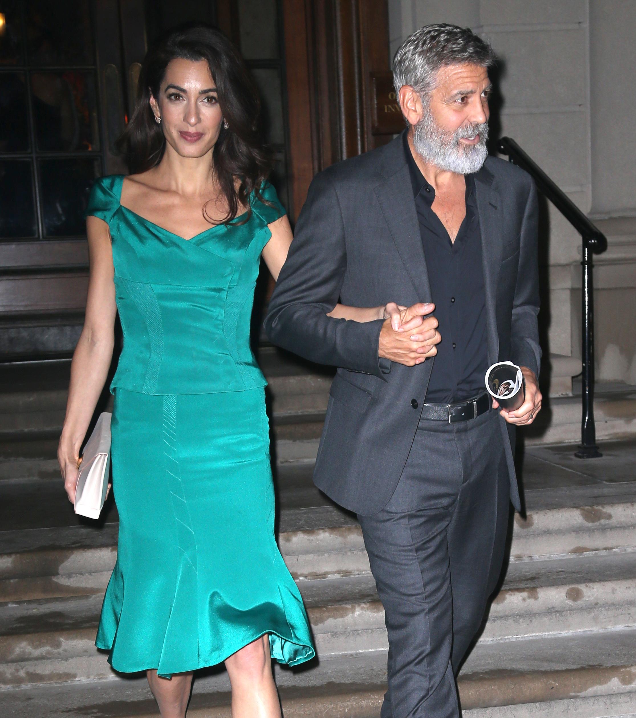 George Clooney & Amal Clooney out and about in New York City