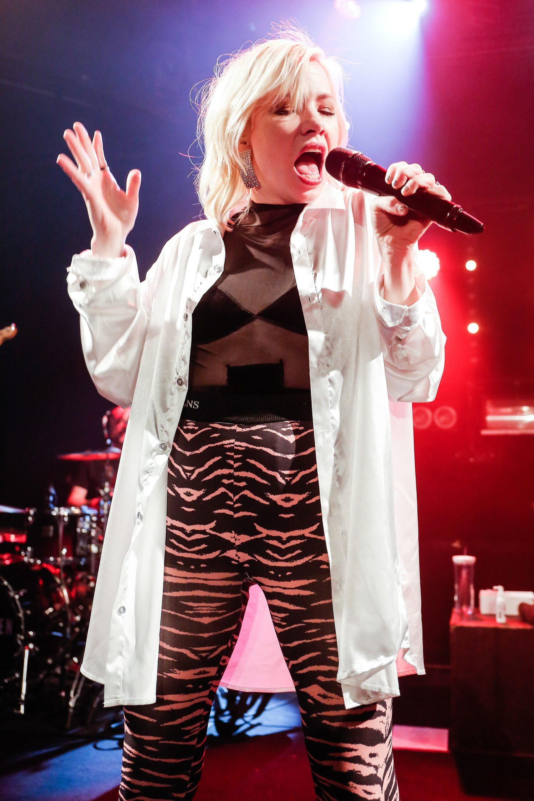 Carly Rae Jepsen performing at the Trabendo in Paris