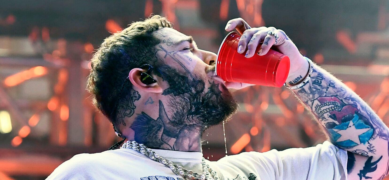 Post Malone performing at Reading Festival 2021