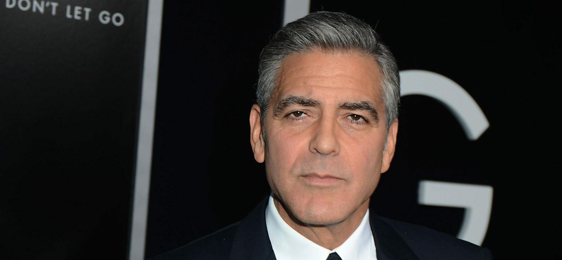 George Clooney at "Gravity" premiere in New York