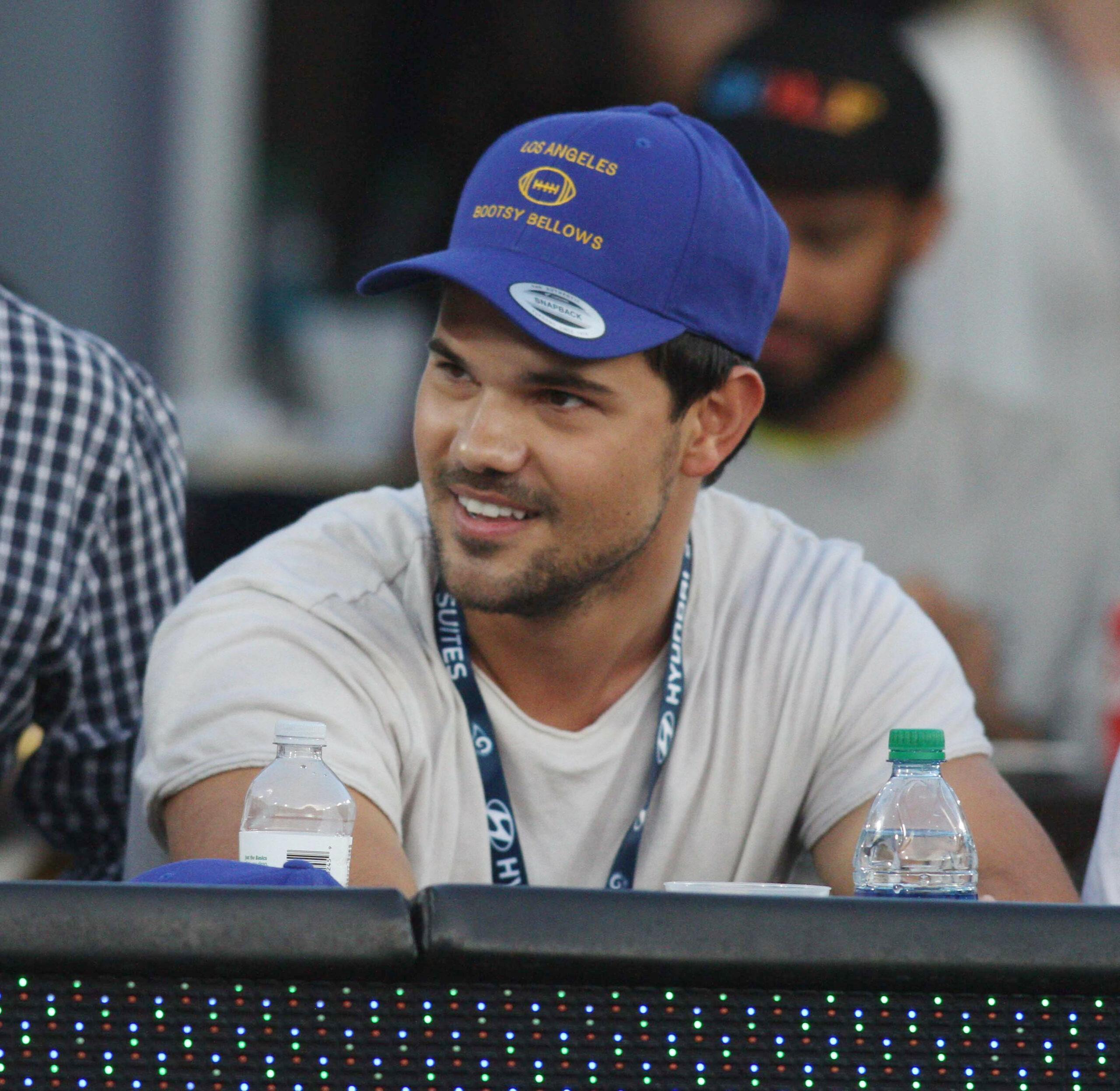 Celebrities at the Los Angeles Rams game