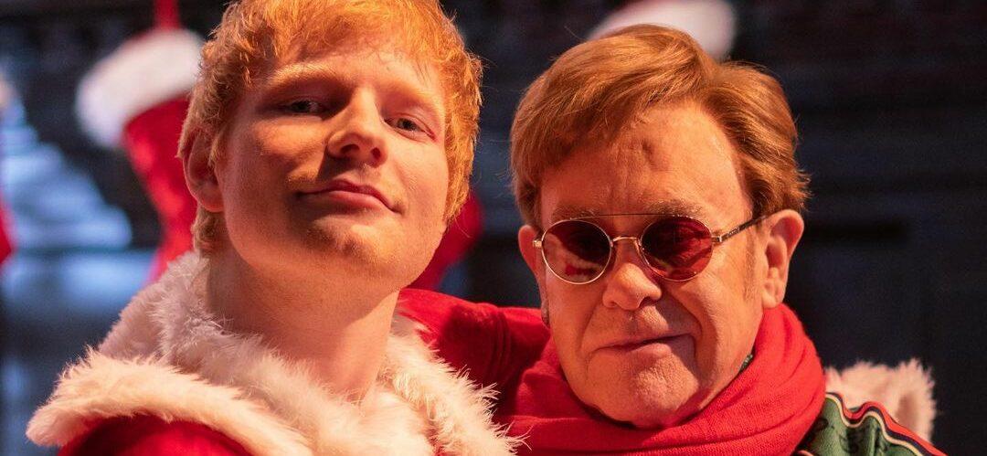 Ed Sheeran and Elton John tease the release of their Christmas single "Merry Christmas" for charity